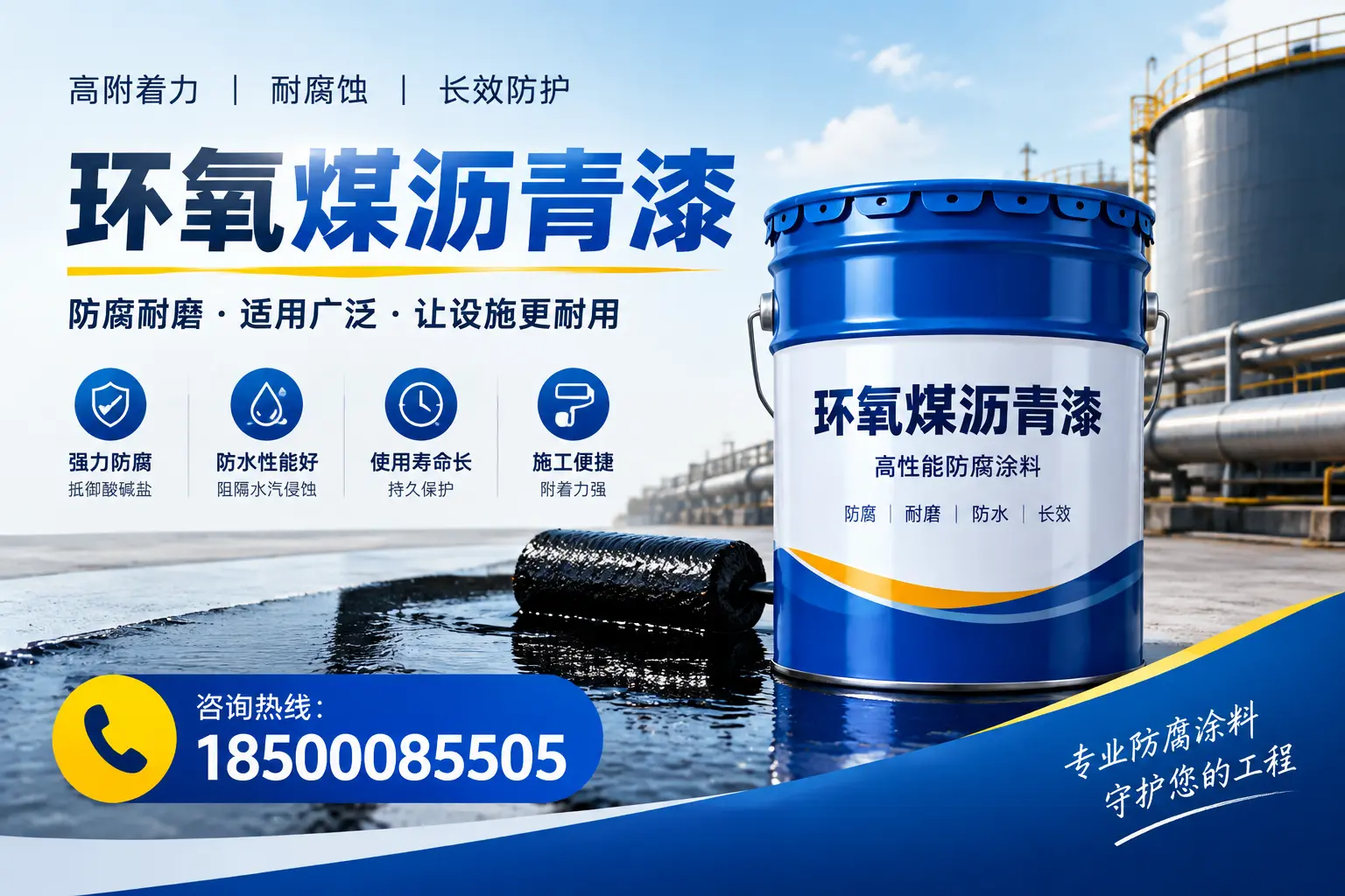 环氧煤沥青漆与其他涂料的对比分析,助力万宁企业决策